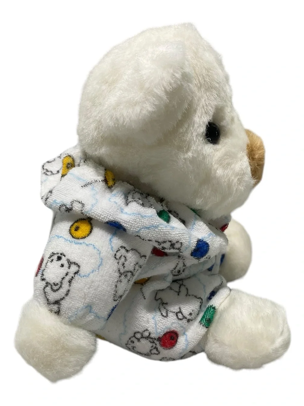 Carter's Prestige Terry Cloth Teddy Bear Balloons Rattle Plush Stuffed Animal